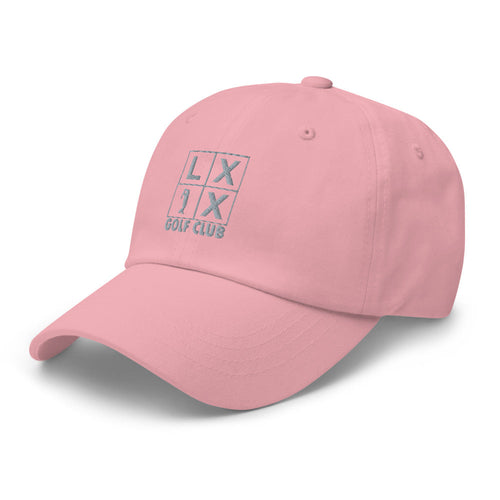 LXIX GOLF CLUB LXIX GOLF CLUB Four Box Logo Dad Hat - Gray Logo