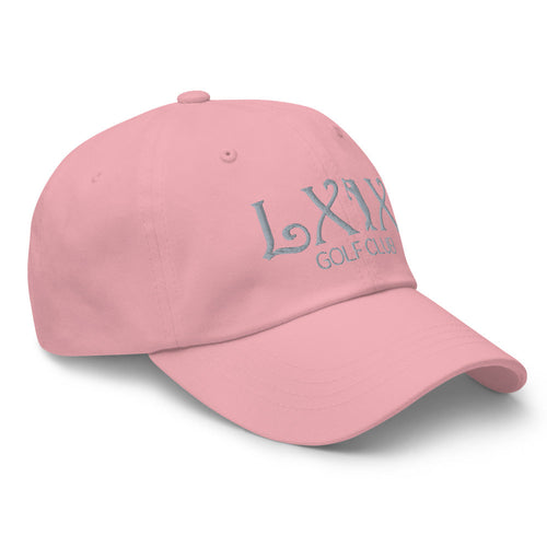 LXIX GOLF CLUB LXIX GOLF CLUB Curve Logo Dad Hat - Gray Logo