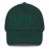 LXIX GOLF CLUB LXIX GOLF CLUB Swinger Logo Dad Hat - Kelly Green Logo