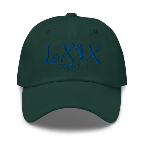 LXIX GOLF CLUB LXIX GOLF CLUB Curve Logo Dad Hat - Blue Logo