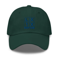 LXIX GOLF CLUB LXIX GOLF CLUB Four Box Logo Dad Hat - Blue Logo