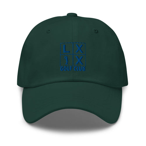 LXIX GOLF CLUB LXIX GOLF CLUB Four Box Logo Dad Hat - Blue Logo
