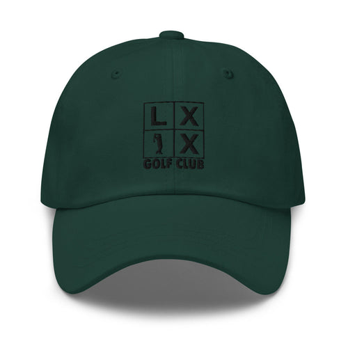 LXIX GOLF CLUB LXIX GOLF CLUB Four Box Logo Dad Hat - Black Logo