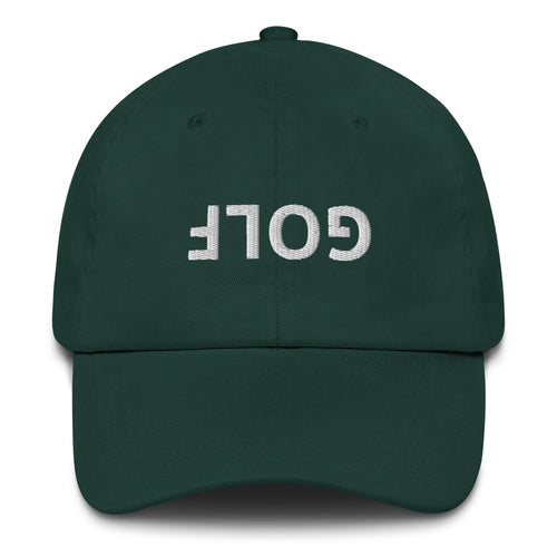 Upside Down Golf Dad Hat LXIX GOLF CLUB