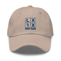 LXIX GOLF CLUB LXIX GOLF CLUB Four Box Logo Dad Hat - Blue Logo
