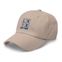 LXIX GOLF CLUB LXIX GOLF CLUB Four Box Logo Dad Hat - Blue Logo