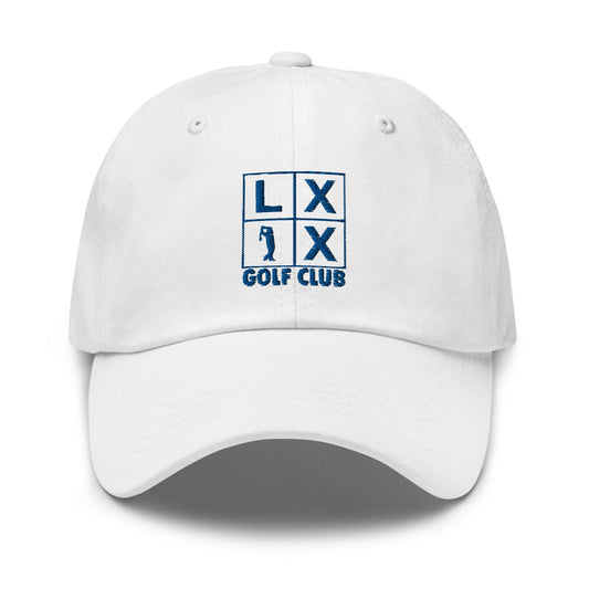 LXIX GOLF CLUB LXIX GOLF CLUB Four Box Logo Dad Hat - Blue Logo