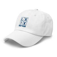 LXIX GOLF CLUB LXIX GOLF CLUB Four Box Logo Dad Hat - Blue Logo