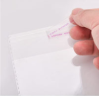 Clear Self Seal Cello Bags Size 11x15 Cellophane Packaging Supplies 100 Pack