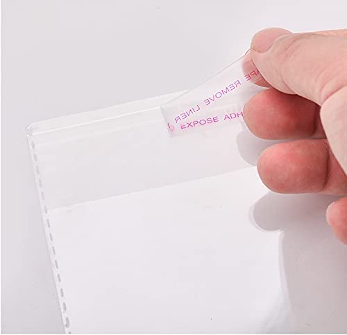 Clear Self Seal Cello Bags Size 11x15 Cellophane Packaging Supplies 100 Pack
