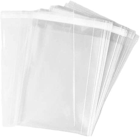 Clear Self Seal Cello Bags Size 11x15 Cellophane Packaging Supplies 100 Pack