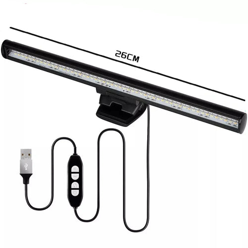 Clip-On Monitor Light Bar with USB Powered and 3 Color Modes