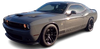 2015-2023 Dodge Challenger Steel Neutral Strap/Release Cover Plate - Laser Cut, Painted, Authentic