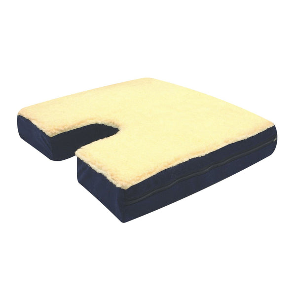 Coccyx Cutout fleece gel cushion RIO Medical Supplies