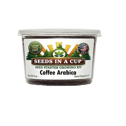 Coffee Plant Grow Kit | Grow Arabica Coffee from Seed | Seeds In A Cup®
