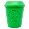 Coffee Cup Rubber Dog Chew Toy for Power Chewers | Treat Dispenser | USA Made