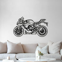 2024 YZF-R1 Metal Motorcycle Wall Art - MT1424