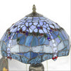 Colorful Dragonfly Tiffany-Inspired Lamp