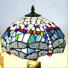 Colorful Dragonfly Tiffany-Inspired Lamp