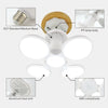 Compact Foldable Ball Light with Football Shape and LED Glow