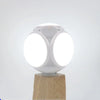 Compact Foldable Ball Light with Football Shape and LED Glow