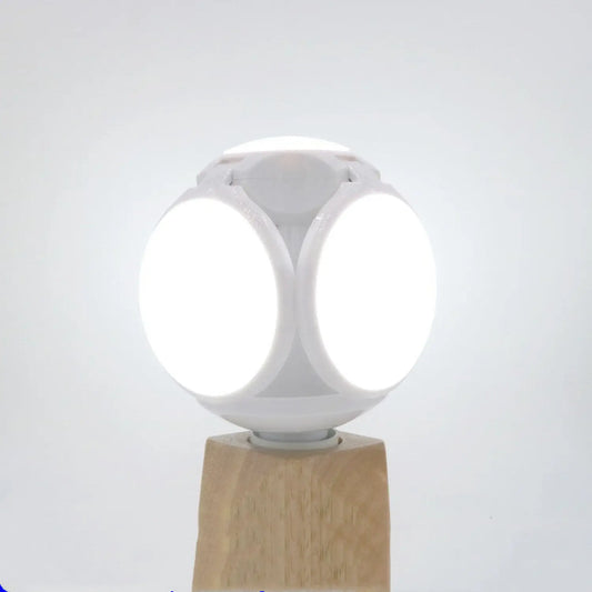 Compact Foldable Ball Light with Football Shape and LED Glow