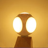 Compact Foldable Ball Light with Football Shape and LED Glow