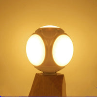 Compact Foldable Ball Light with Football Shape and LED Glow