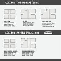 Big Blok for BandBell Bar Bench Blokz