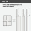 Small BenchBlokz 1/2-1 - PRO