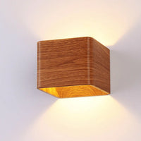 Contemporary Square Indoor LED Lamp for Living Spaces