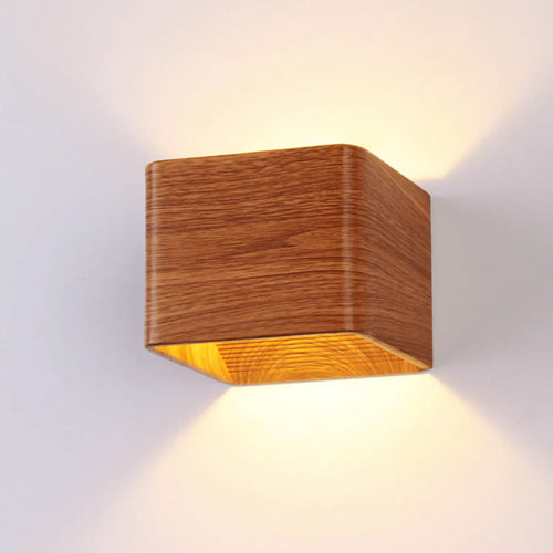 Contemporary Square Indoor LED Lamp for Living Spaces