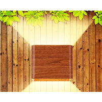 Contemporary Square Indoor LED Lamp for Living Spaces