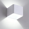 Contemporary Square Indoor LED Lamp for Living Spaces