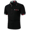 Cool Polo Men Shirt Nice Short Sleeve Polo Shirt Contrast More Color Polo New Clothing Summer Streetwear Casual Fashion Men Tops Men's Golf Polo Shirt Short Sleeve Tactical Polo Shirts Slim Fit Casual Tennis T-Shirt