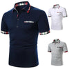 Cool Polo Men Shirt Nice Short Sleeve Polo Shirt Contrast More Color Polo New Clothing Summer Streetwear Casual Fashion Men Tops Men's Golf Polo Shirt Short Sleeve Tactical Polo Shirts Slim Fit Casual Tennis T-Shirt