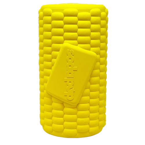 Corn on the Cob Dog Toy - Durable Rubber Treat Dispenser | USA Made