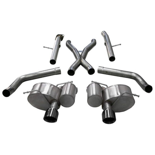 Corsa 12-20 Jeep Grand Cherokee SRT 2.75in Dual Rear Xtreme Cat-Back Exhaust - Black PVD Tip Finish