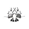 Corsa 14-16 Jeep Grand Cherokee Summit Edition Black 2.5in Dual Rear Exit Cat-Back Exhaust