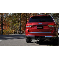 Corsa 14-16 Jeep Grand Cherokee Summit Edition Black 2.5in Dual Rear Exit Cat-Back Exhaust