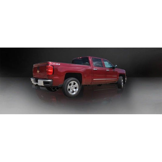 CORSA Performance 3.5" Catback Exhaust for 2014-2019 Chevy Silverado & GMC Sierra 1500, Black Tips