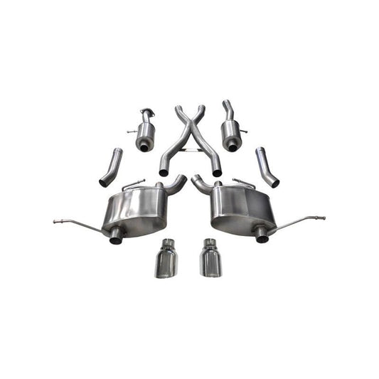 Corsa 15-16 Jeep Grand Cherokee Polished 2.5in Dual Rear Exit Cat-Back Exhaust