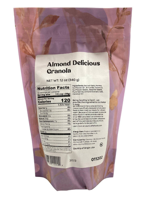 Slow-Baked Almond Delicious Granola