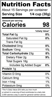 Blueberries, Juice Sweetened