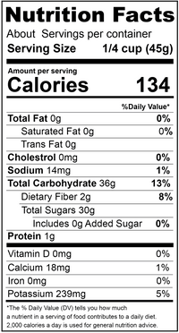 Fruit Medley, Natural