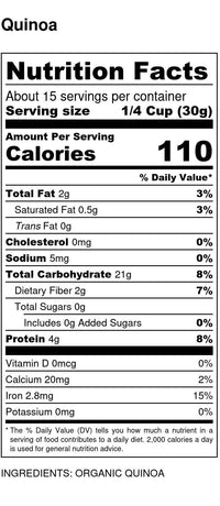 Quinoa, Organic