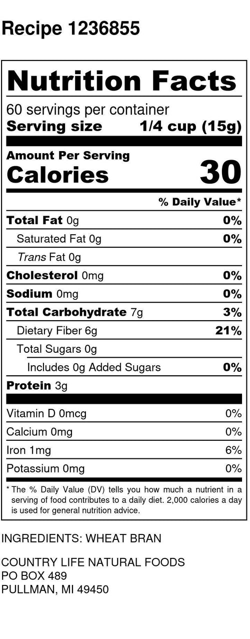 Wheat Bran, Organic