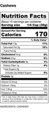 Cashews, Whole