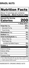 Brazil Nuts, Whole, Organic