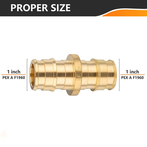 PEX A Expansion 1" PEX x 1" PEX Expansion Coupling (Lead Free) Plumbingsell